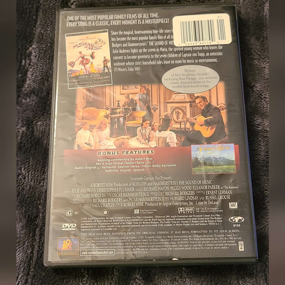 "The Sound of Music" DVD - Picture 2 of 2